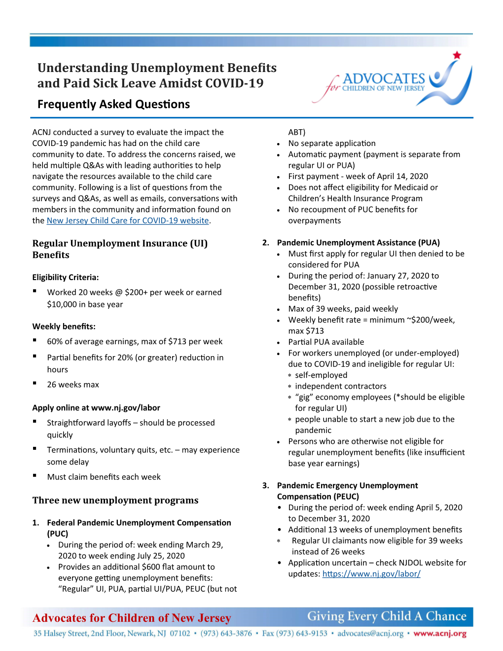 Understanding Unemployment Benefits and Paid Sick Leave Amidst COVID-19 Frequently Asked Questions