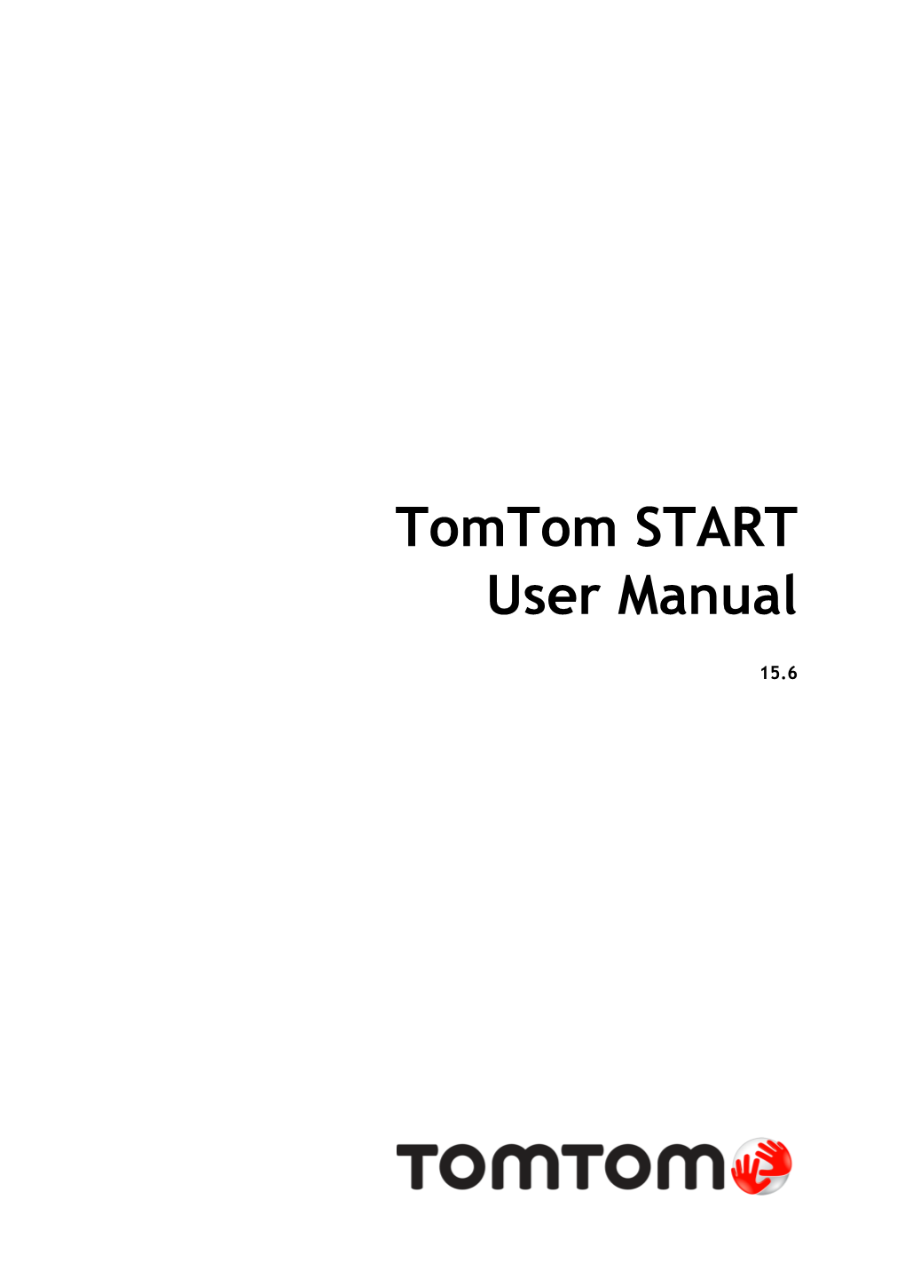 Tomtom START User Manual