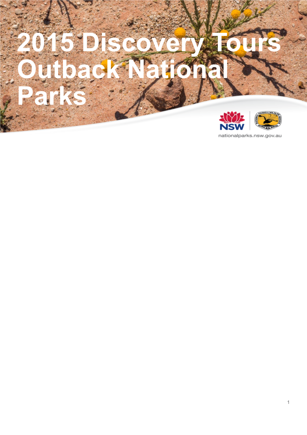 2015 Discovery Tours Outback National Parks