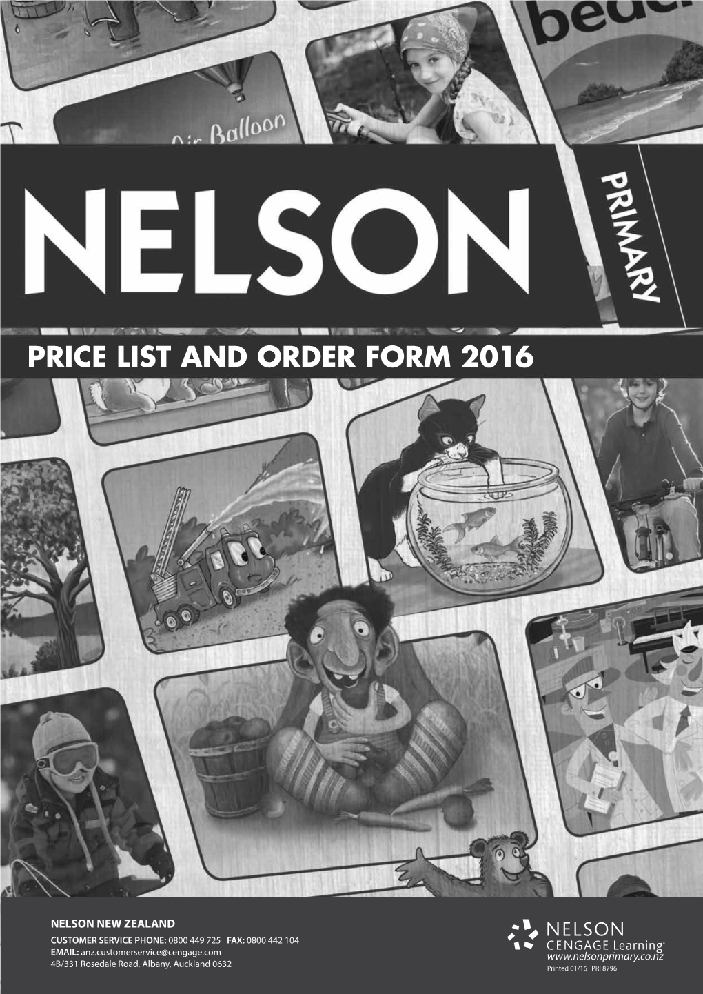 Price List and Order Form 2016