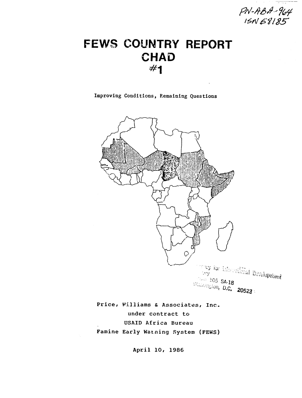 Fews Country Report Chad