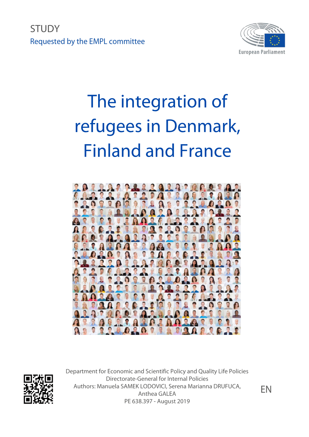 The Integration of Refugees in Denmark, Finland and France