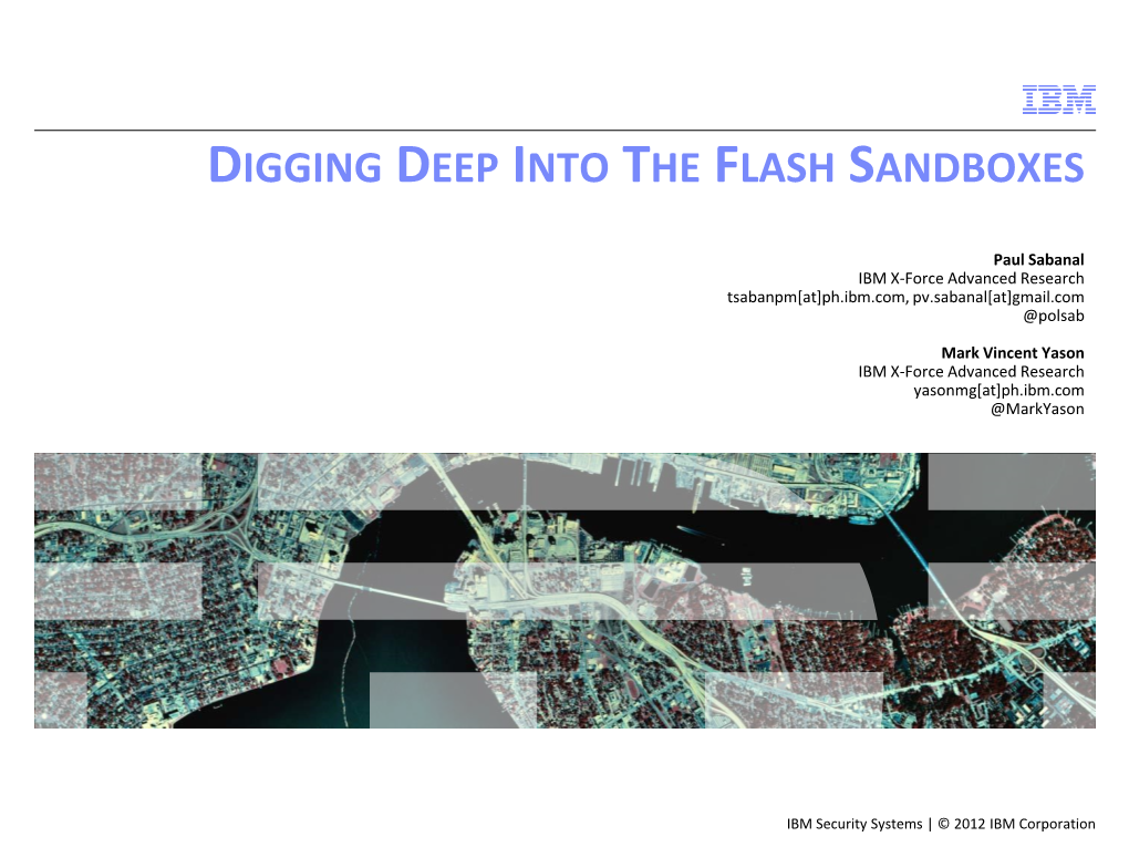 Digging Deep Into the Flash Sandboxes