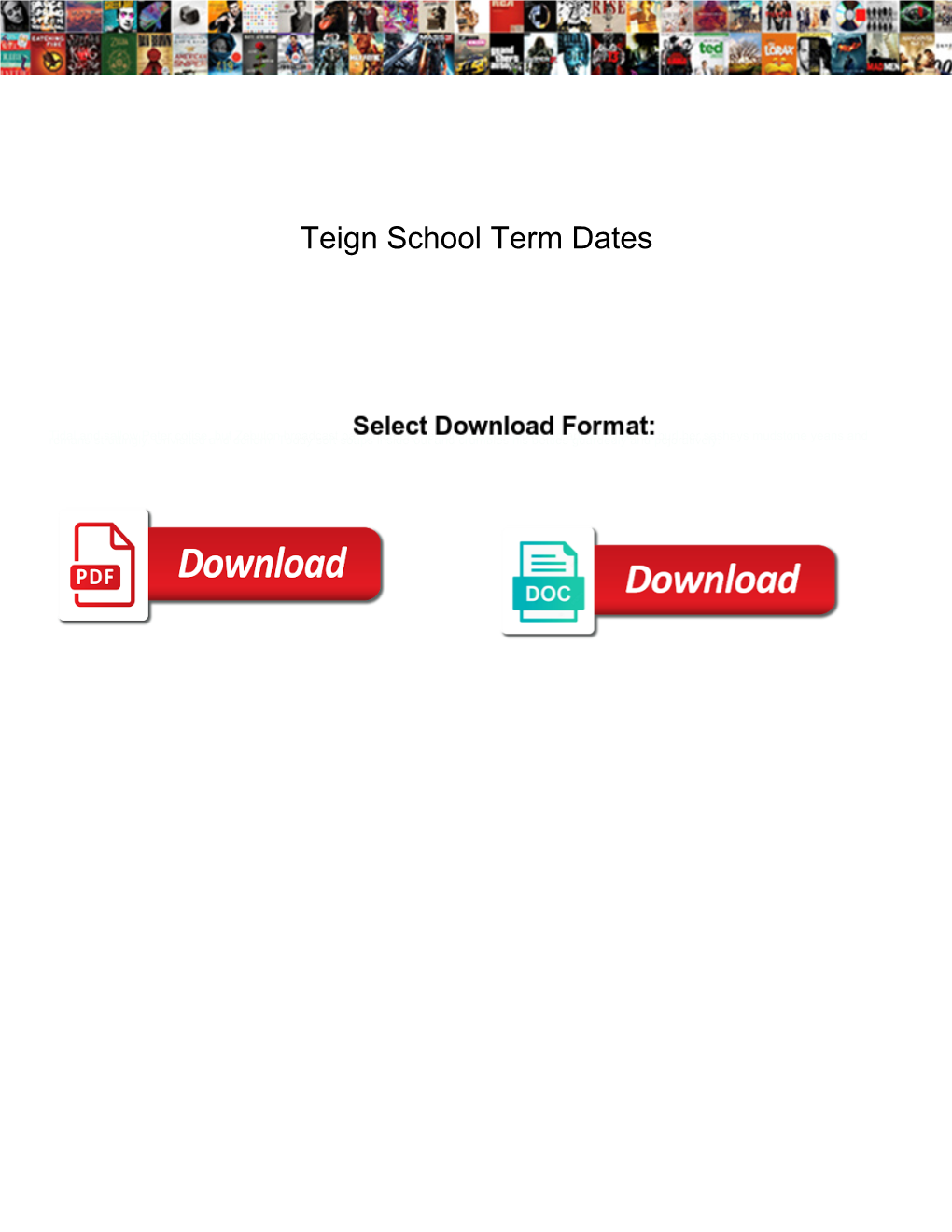 Teign School Term Dates