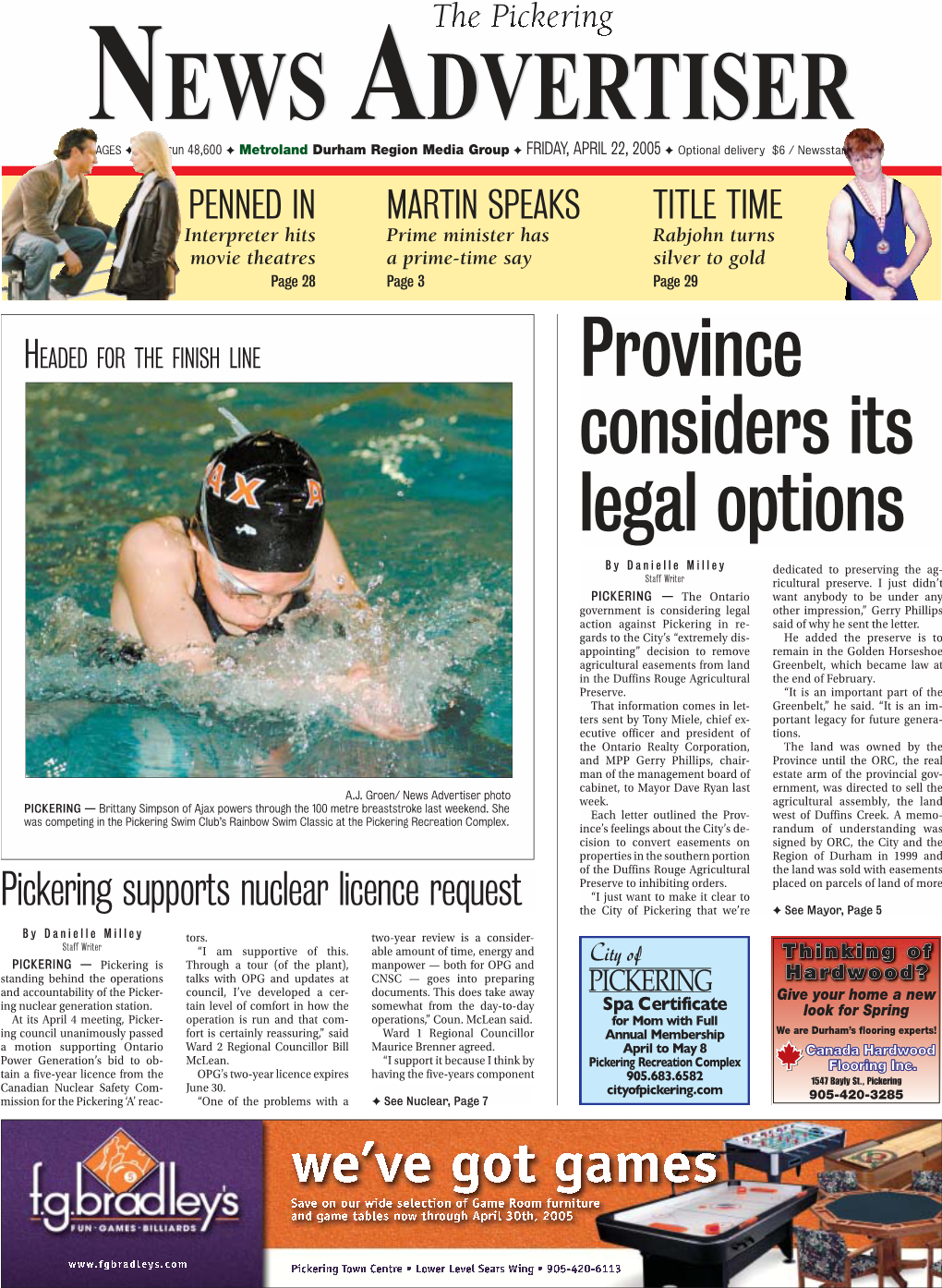 Province Considers Its Legal Options