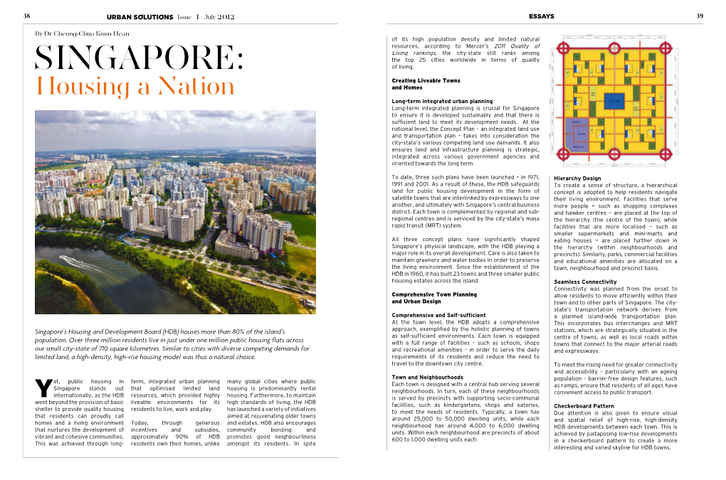 Singapore: Housing a Nation