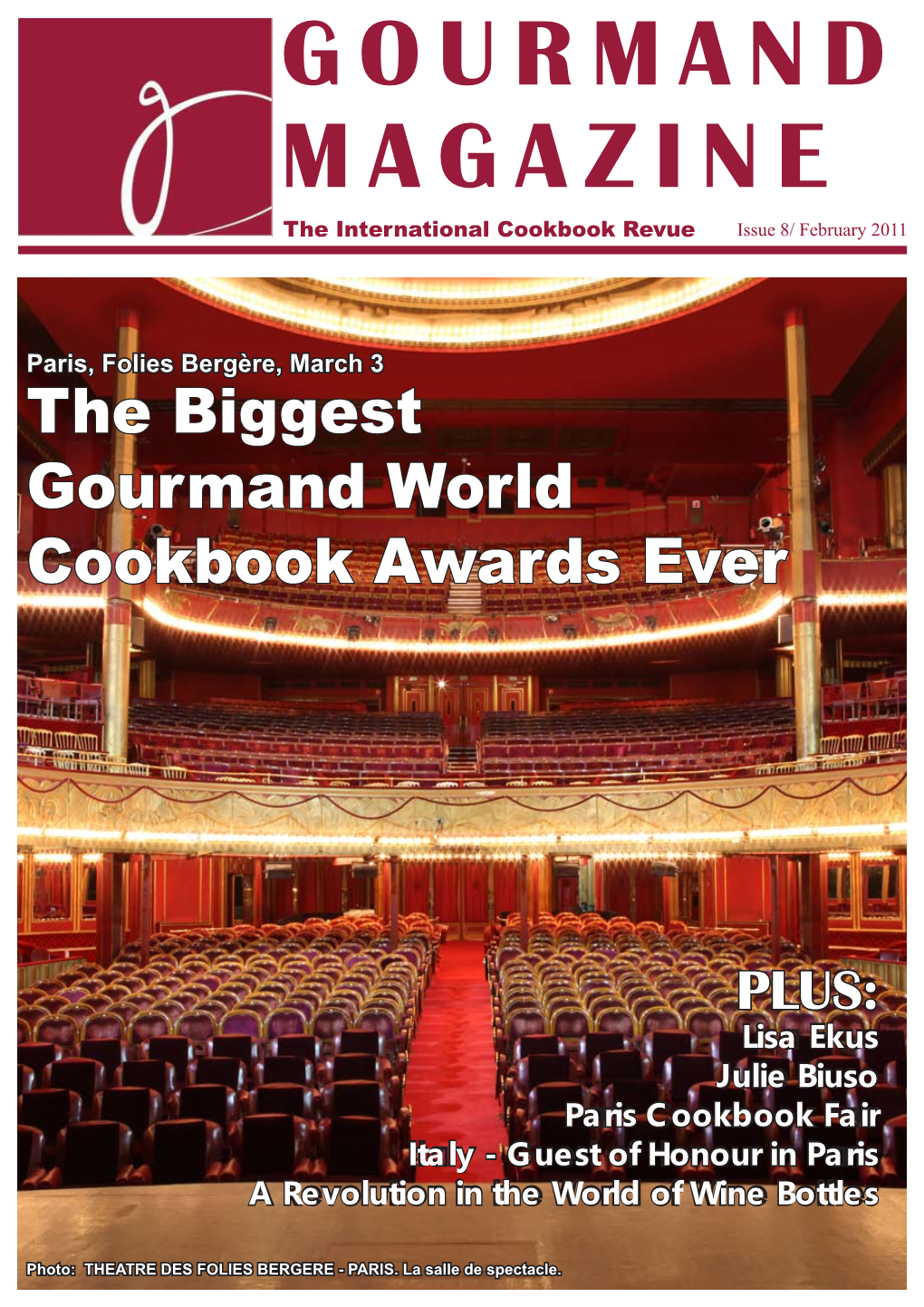 GOURMAND MAGAZINE the International Cookbook Revue Issue 8/ February 2011