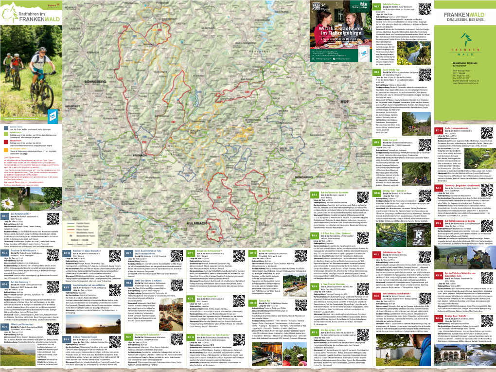 Radfahren Im Länge Der Tour: 38 Km Radempfehlung: Tourenrad Oder Trekkingrad Kurzbeschreibung: Radwandertour Für Freizeitradler Und Familien