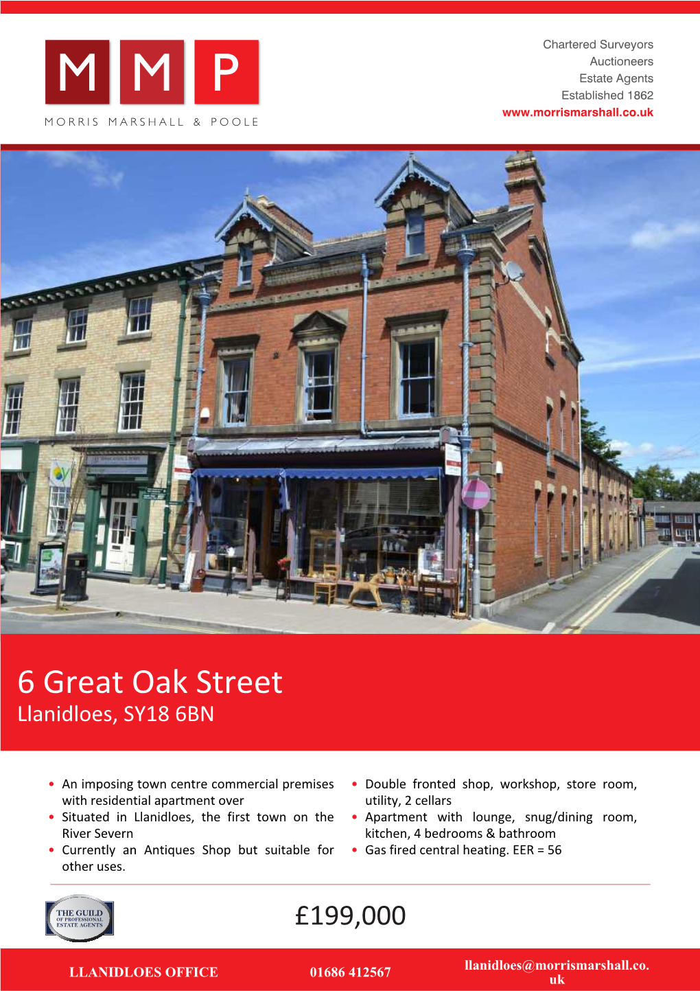 6 Great Oak Street Llanidloes, SY18 6BN