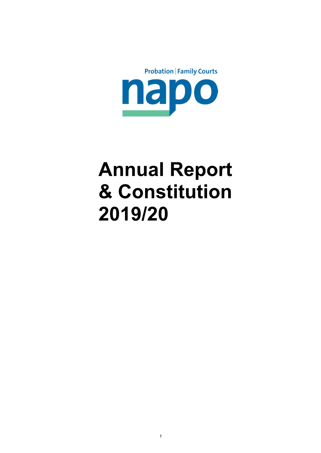 Annual Report & Constitution 2019/20