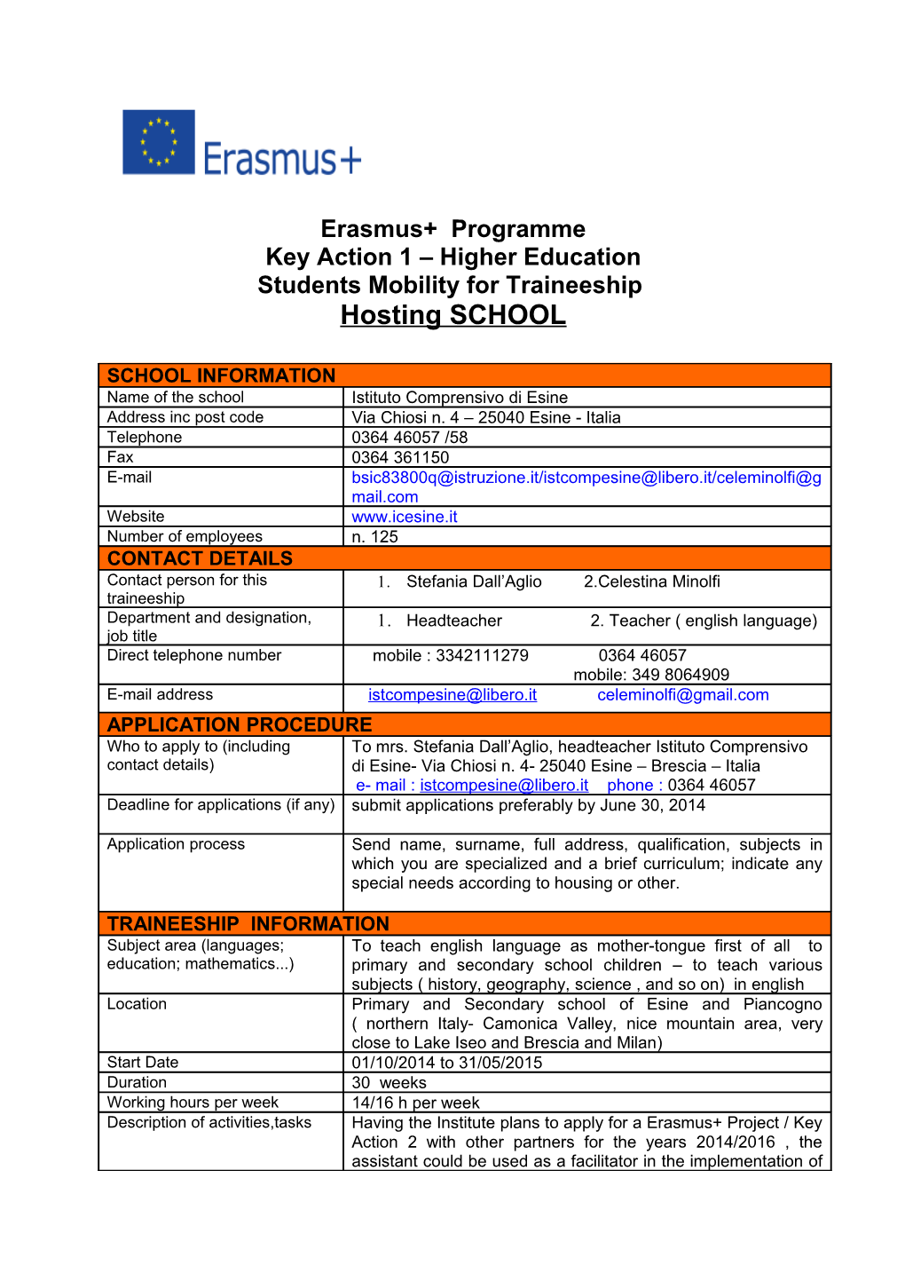 Erasmus Student Work Placement in the UK s4