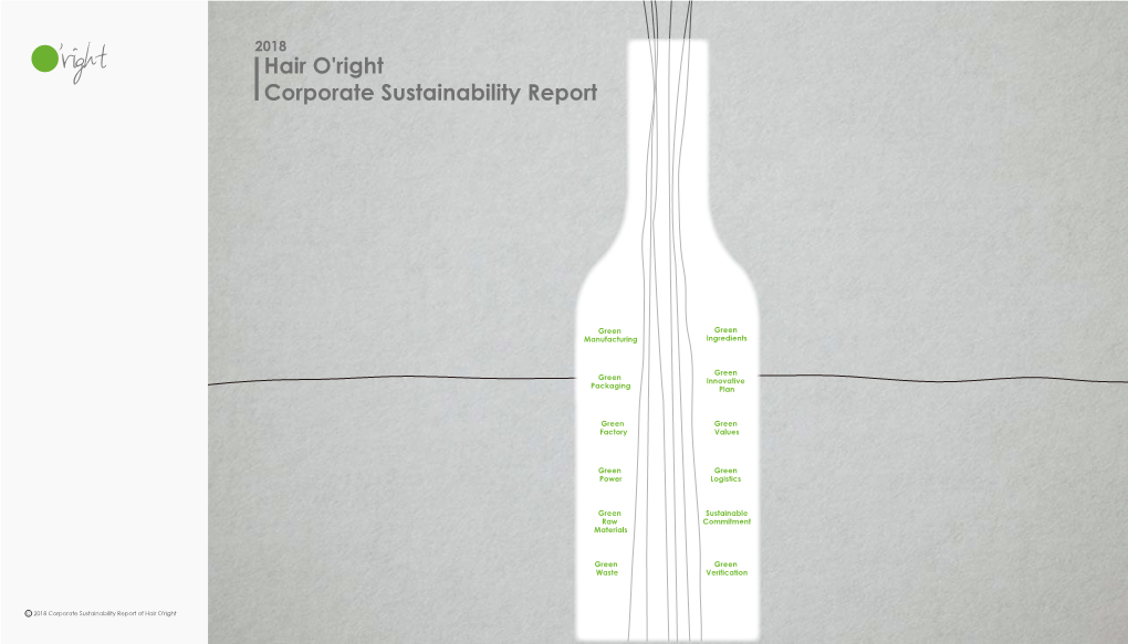 Hair O'right Corporate Sustainability Report