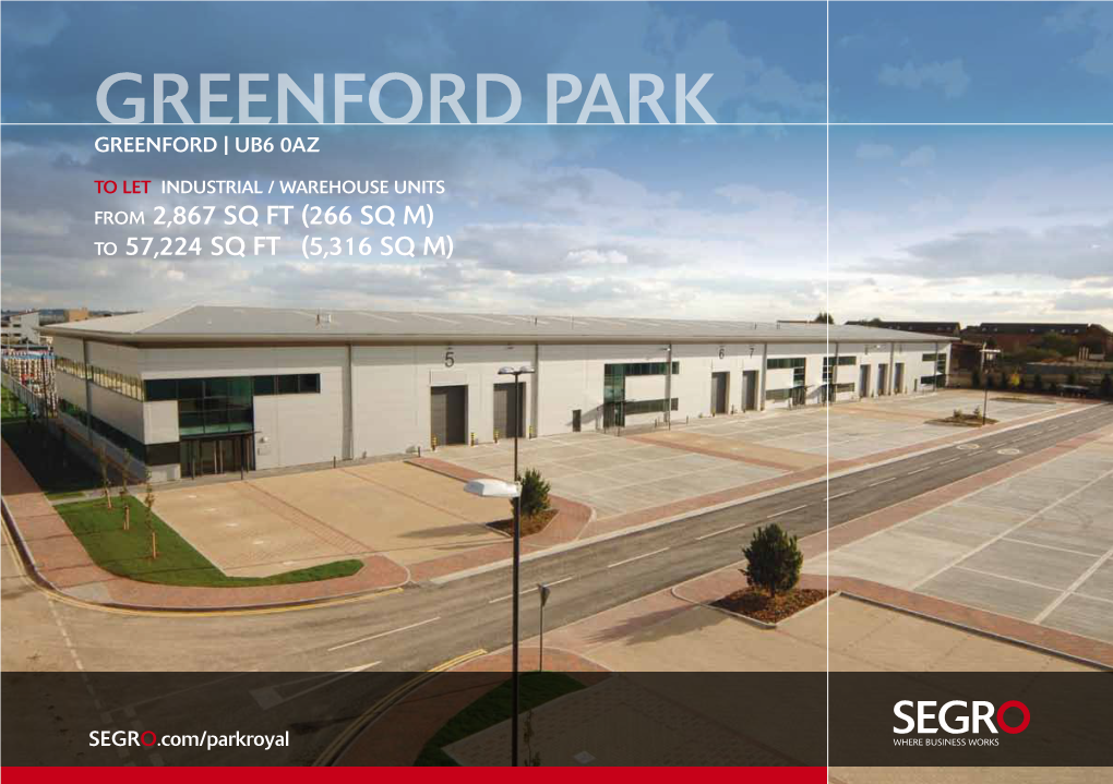 Greenford Park GREENFORD | UB6 0AZ