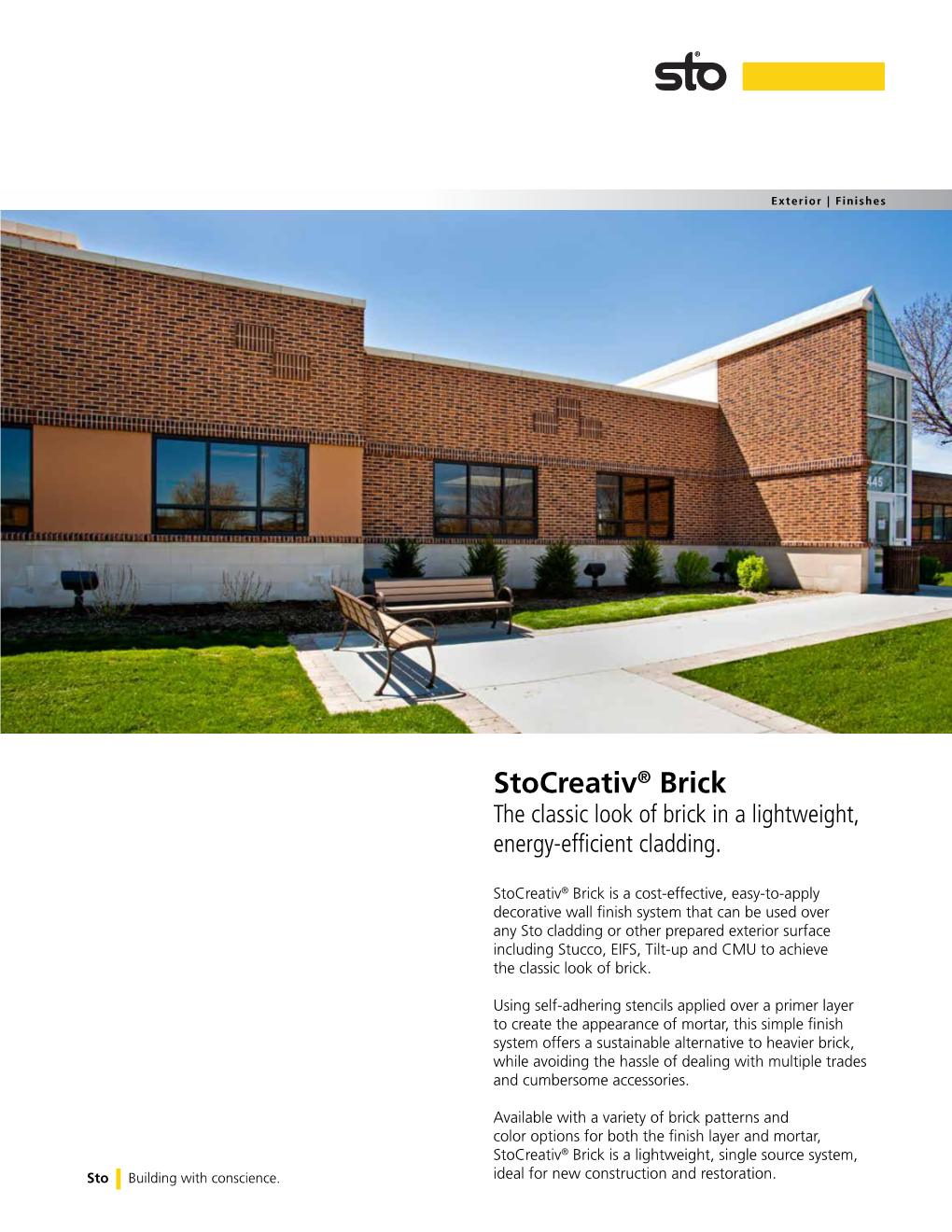 Stocreativ® Brick the Classic Look of Brick in a Lightweight, Energy-Efficient Cladding