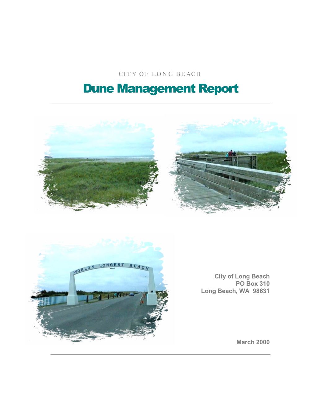 Dune Management Report