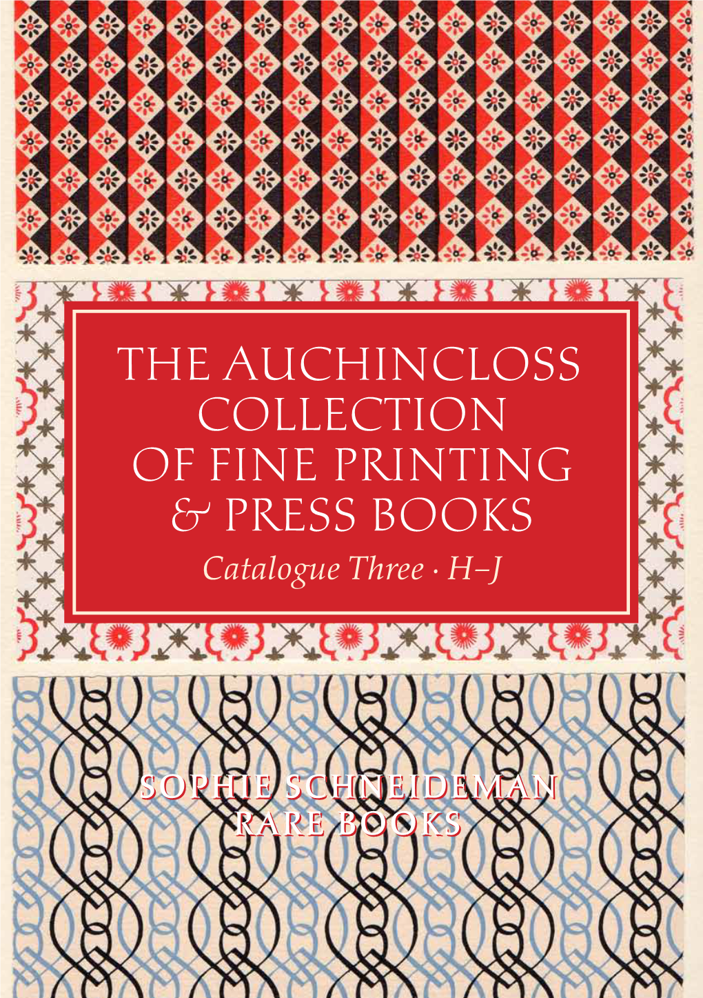 The Auchincloss Collection of Fine Printing Press Books