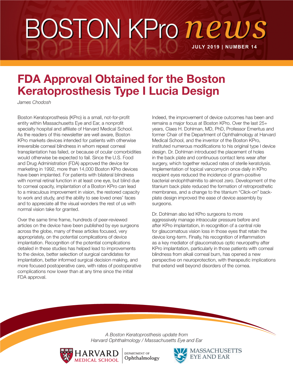 BOSTON Kpro News a a DD Integrating a Pressure (°) Sensor in the Boston Kpro B B EE Pui-Chuen Hui, James Chodosh, Claes H