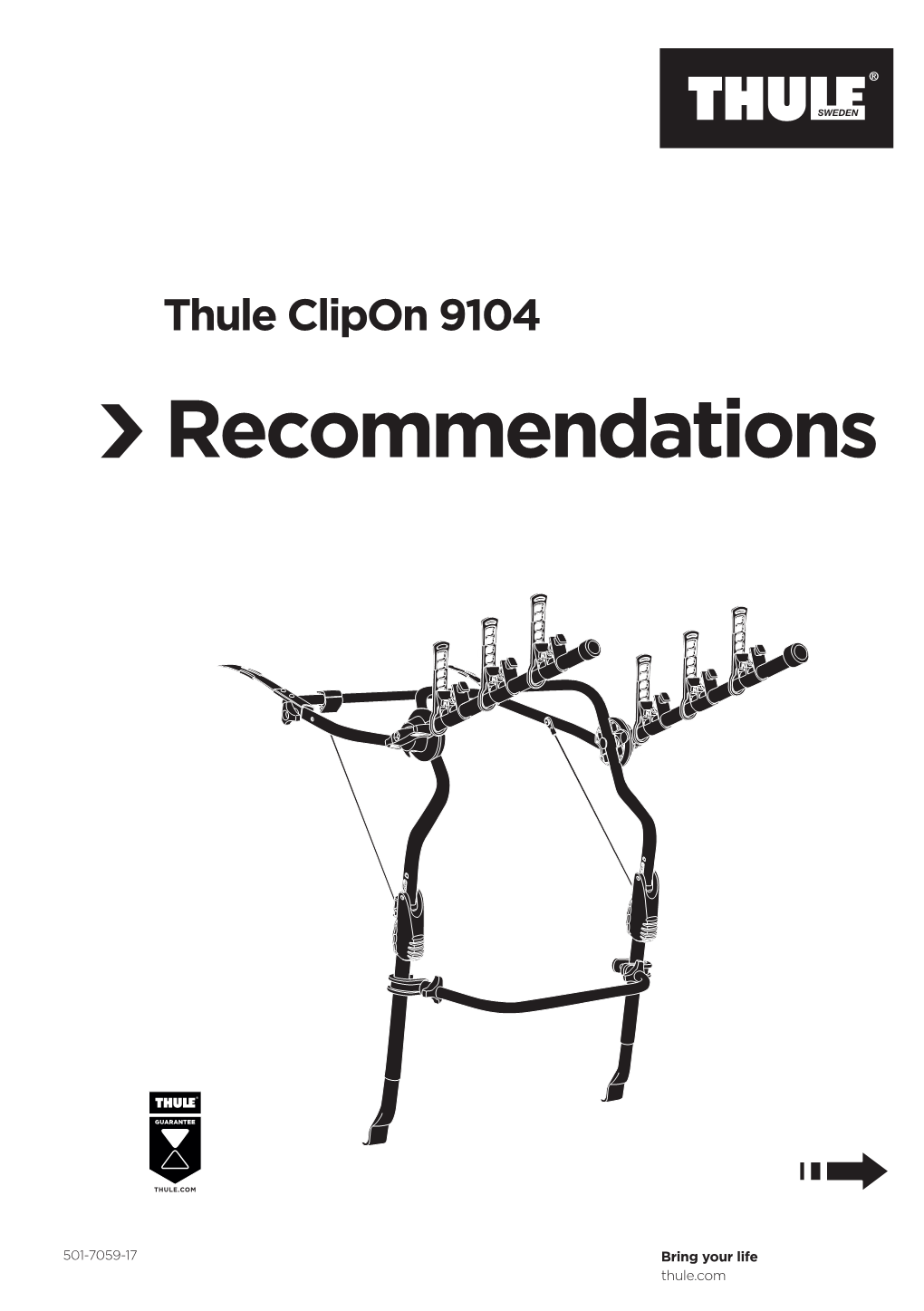 Thule Clipon 9104 Recommendations
