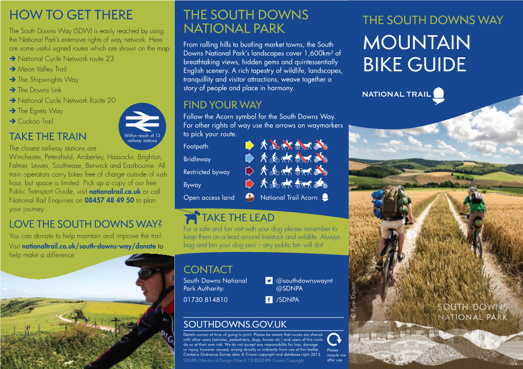 South Downs Mountain Bike Guide