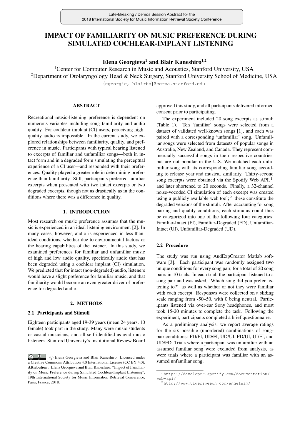 Impact of Familiarity on Music Preference During Simulated Cochlear-Implant Listening