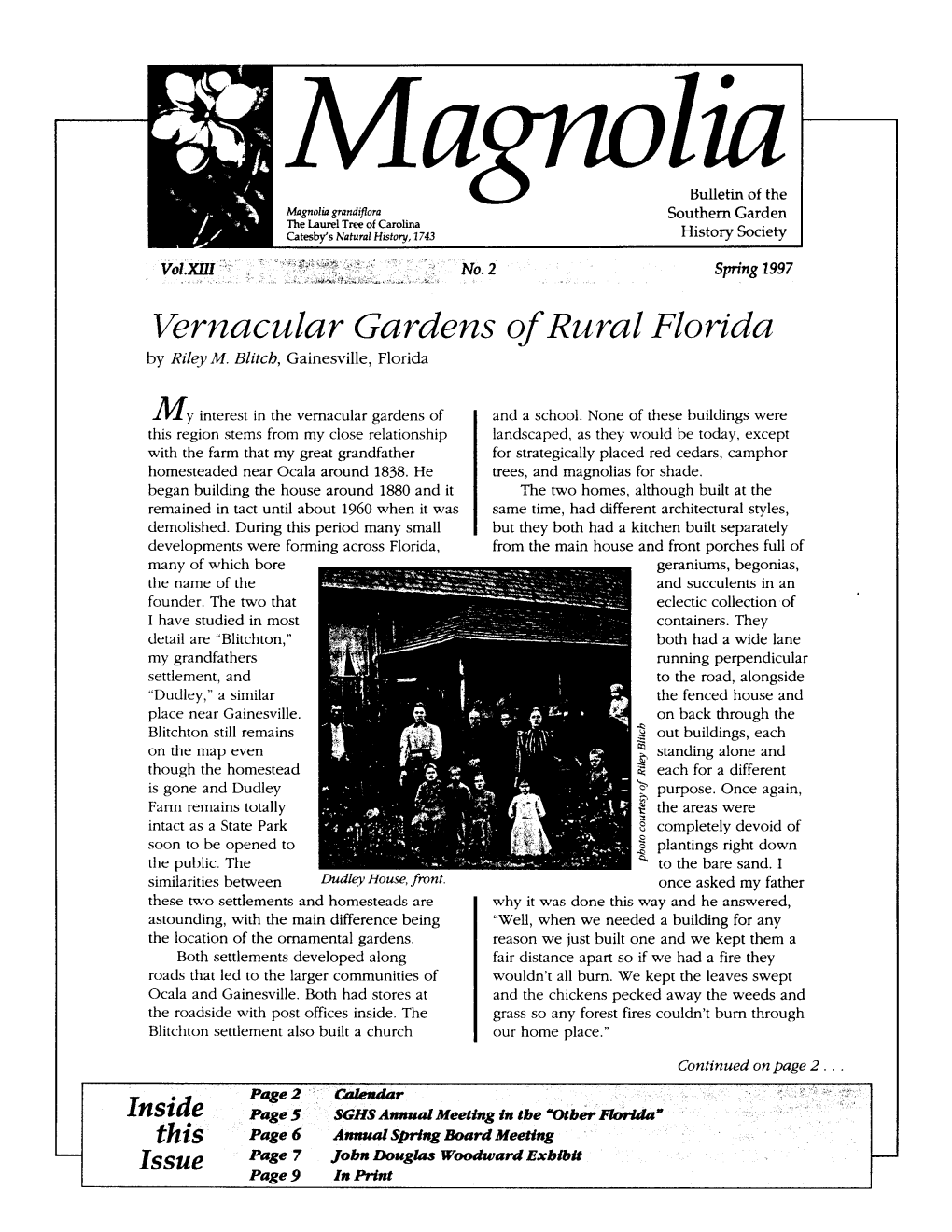 Vernacular Gardens of Rural Florida by Riley M