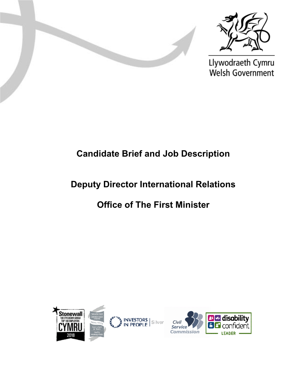 Candidate Brief and Job Description Deputy