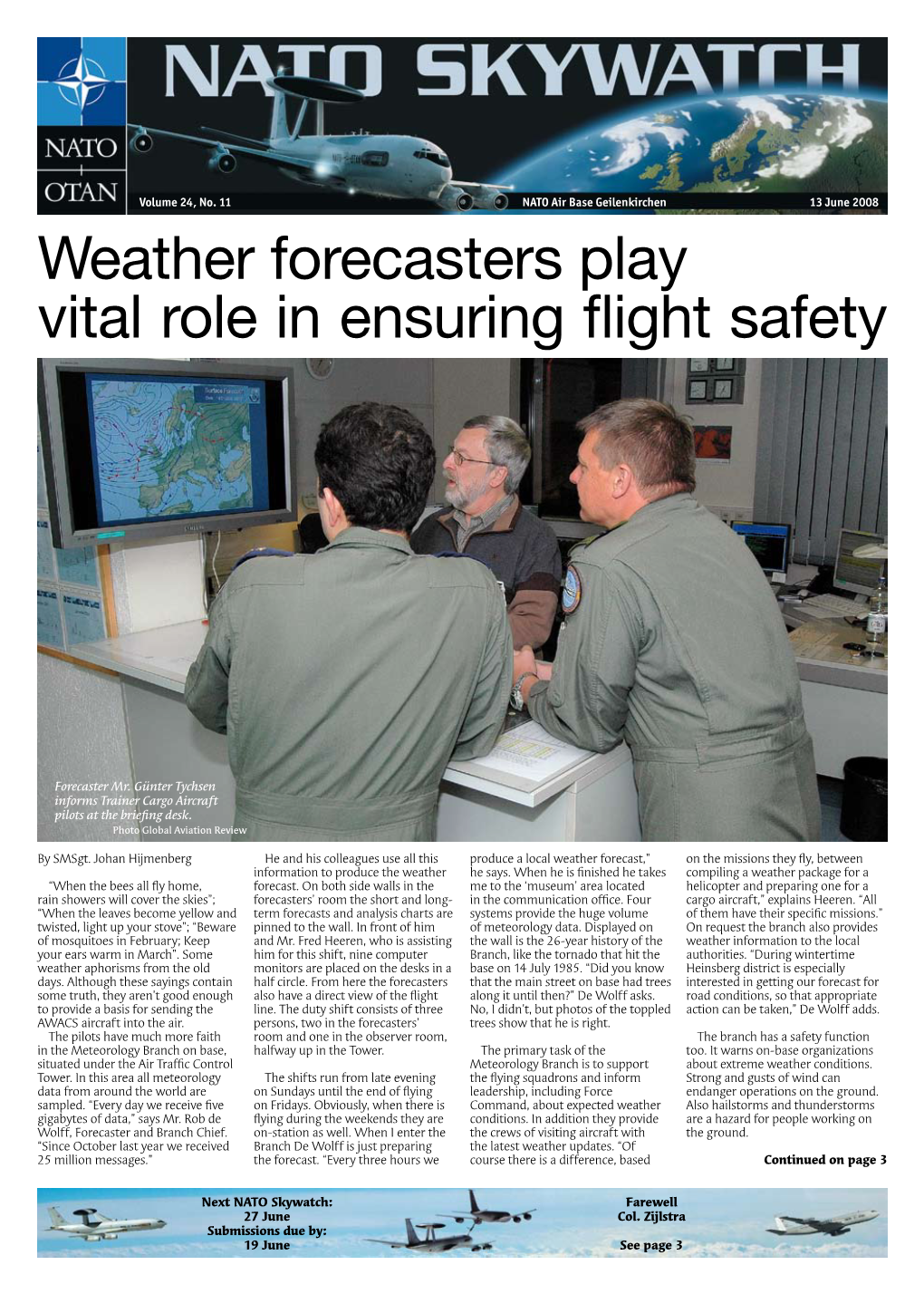 Weather Forecasters Play Vital Role in Ensuring Flight Safety