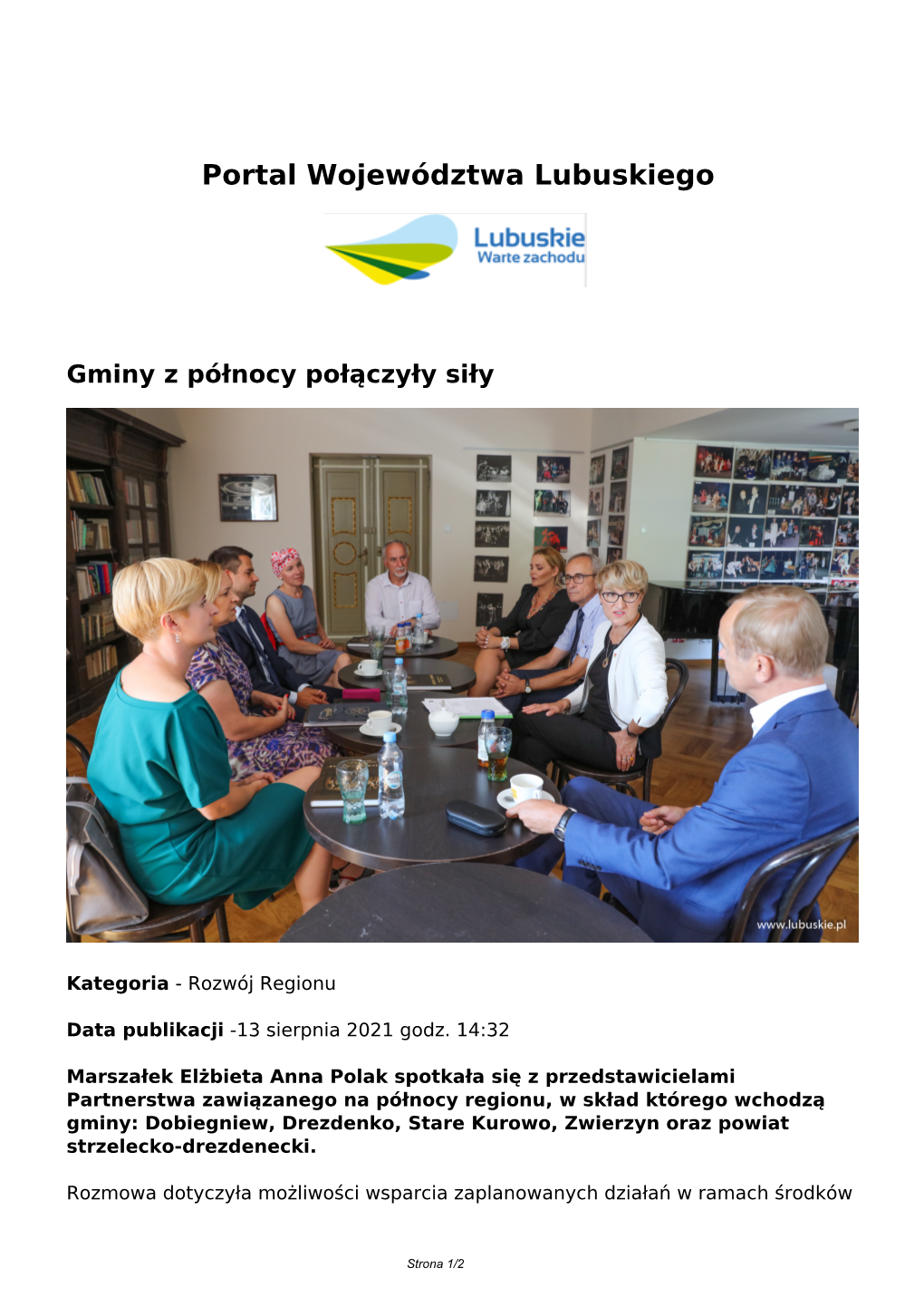 Gminy Z Północy Połączyły Siły