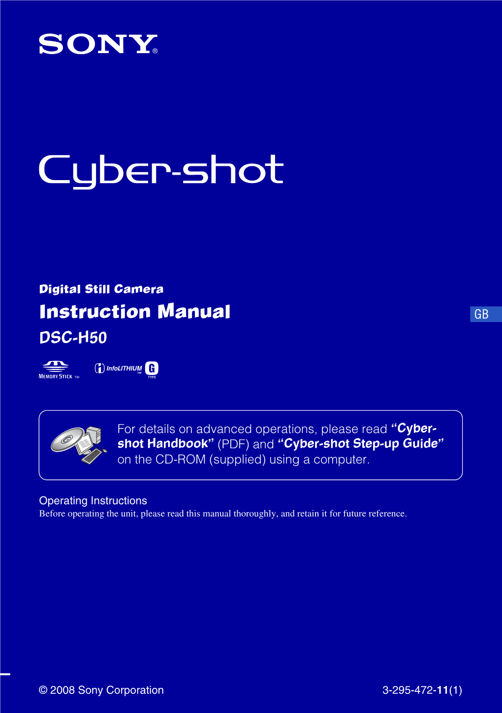 Instruction Manual GB DSC-H50