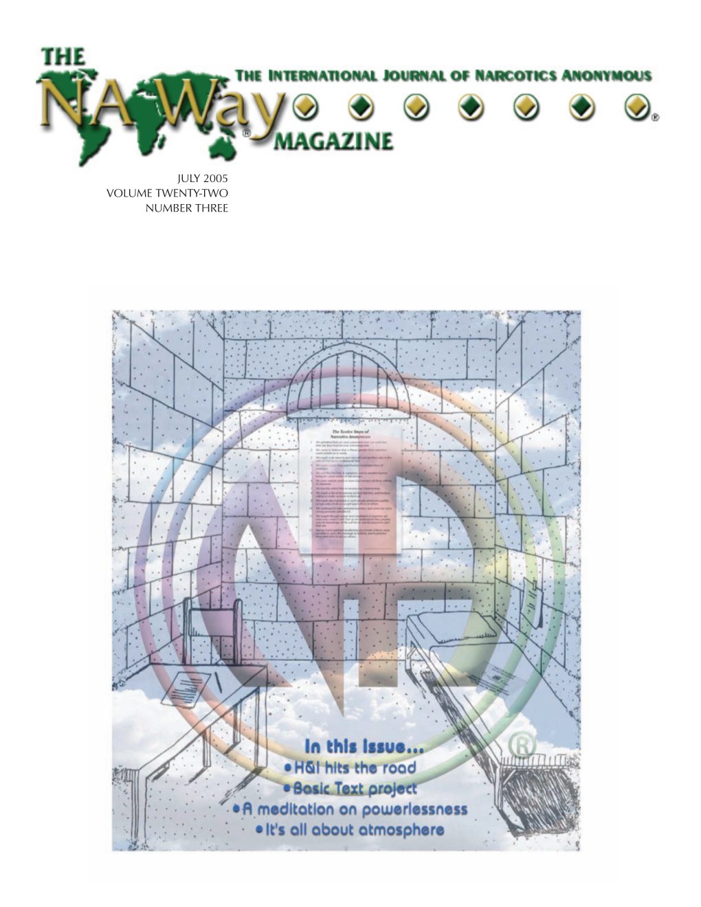 NA Way Magazine. PO Box 9999 Van Nuys, CA 91409 USA Telephone: (818) 773-9999 Fax: (818) 700-0700 the NA Way Magazine Welcomes Letters from All Readers