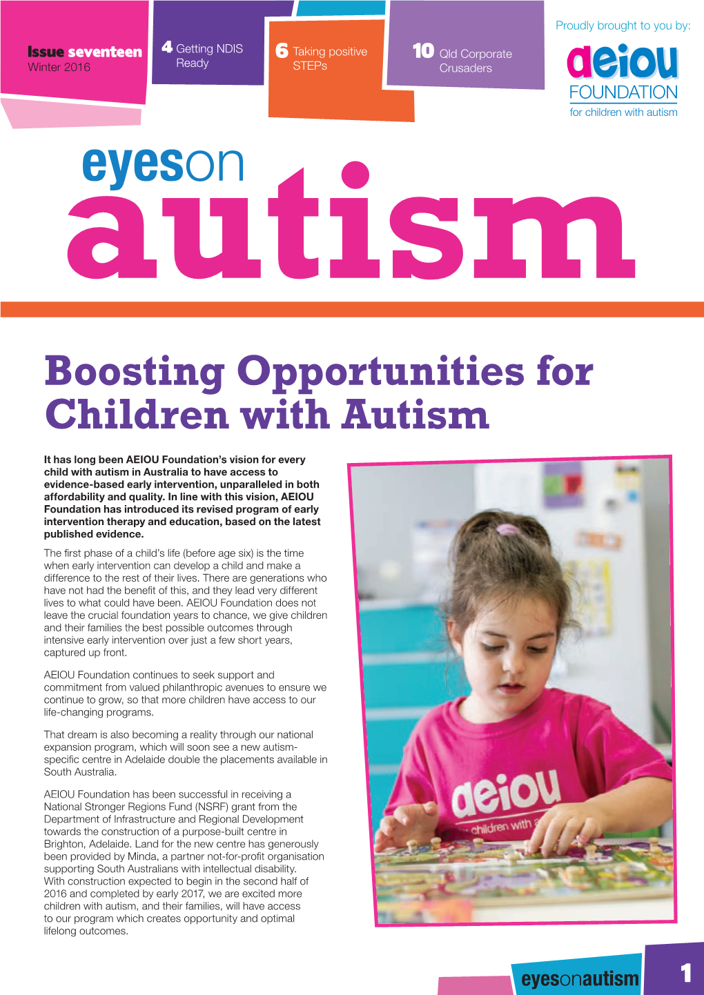 Eyes on Autism Winter 2016