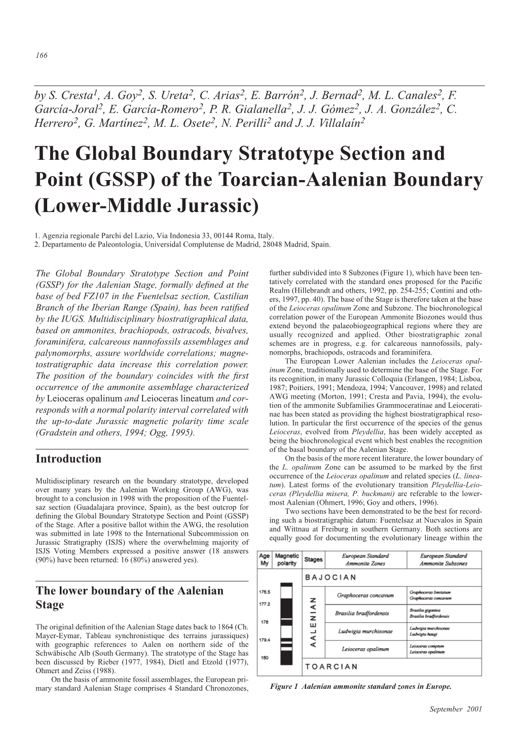 Of the Toarcian-Aalenian Boundary (Lower-Middle Jurassic)