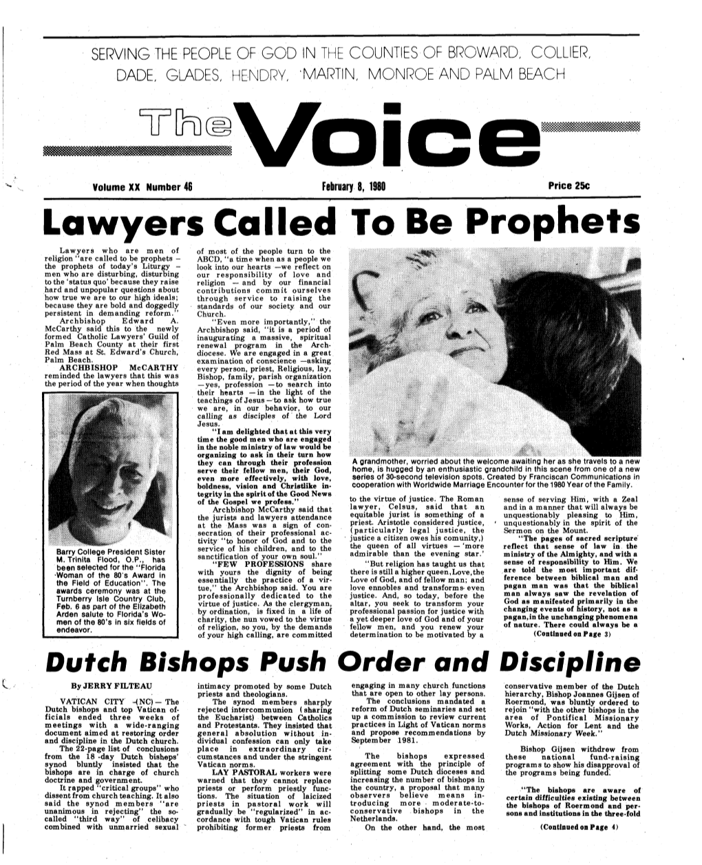 Lawyers Called to Be Prophets