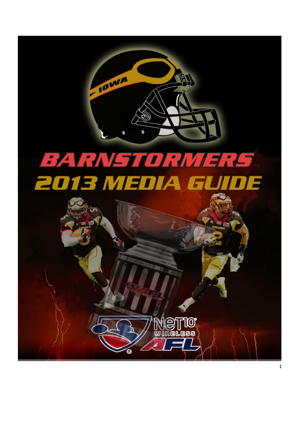 2013 Iowa Barnstormers Media Guide