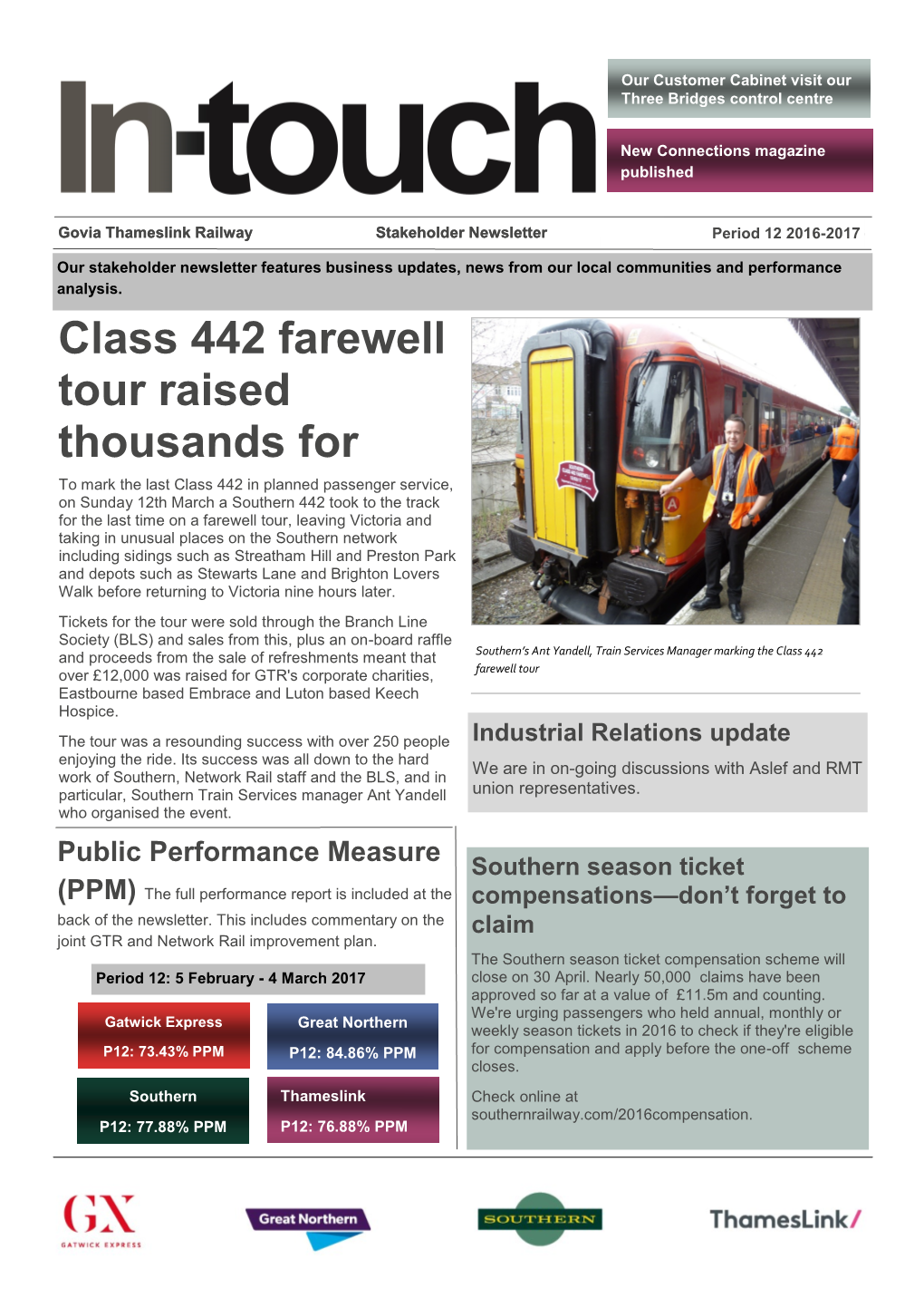 Govia Thameslink Railway Newsletter