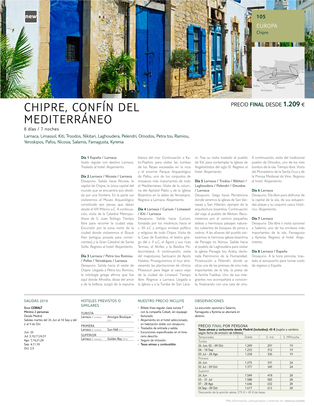 Chipre, Confín Del Mediterráneo