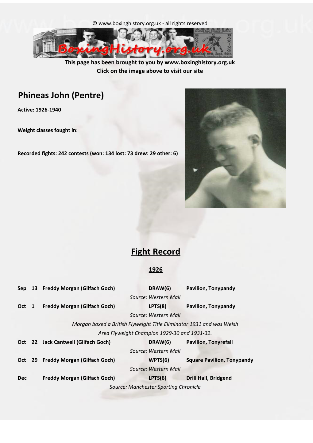 Phineas John (Pentre)