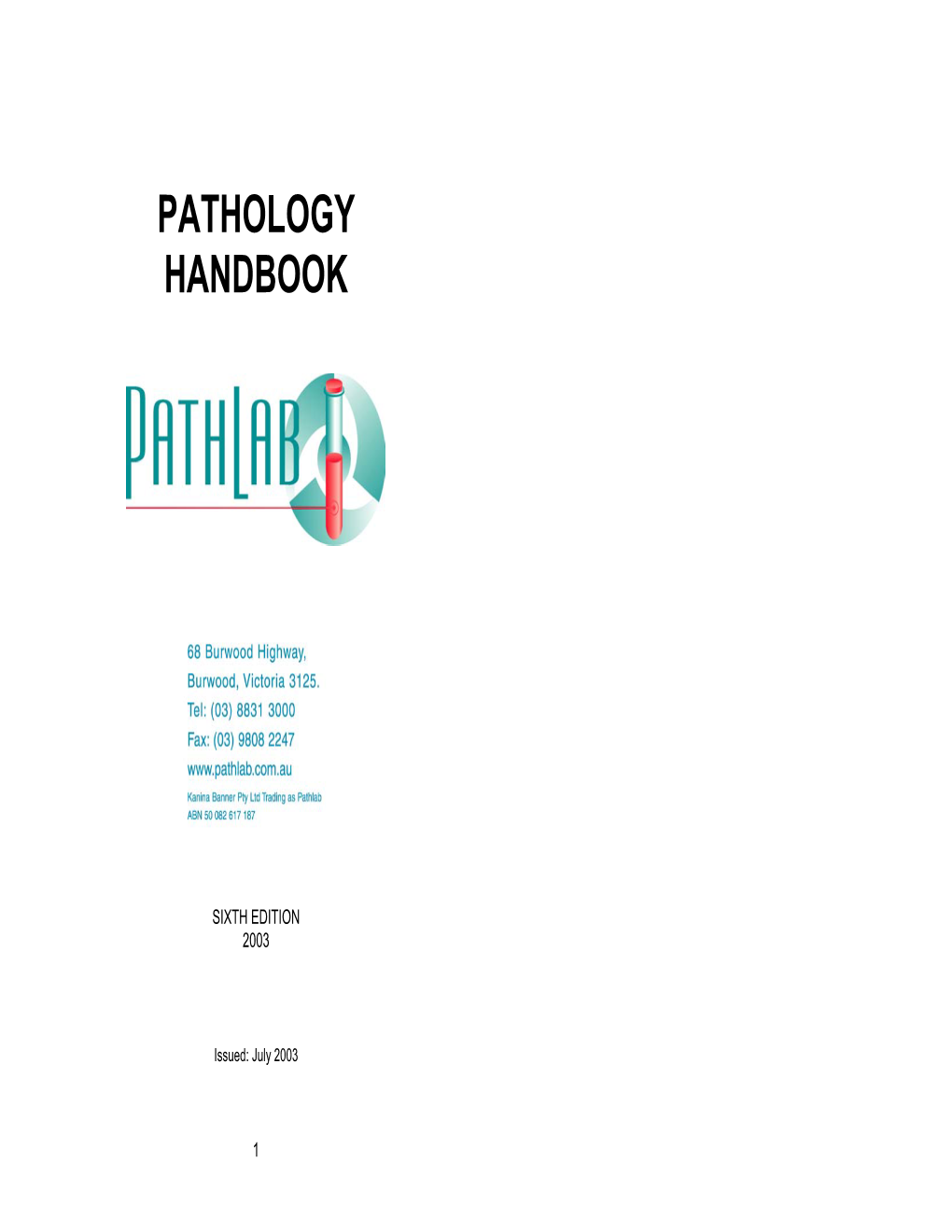 Pathology Handbook