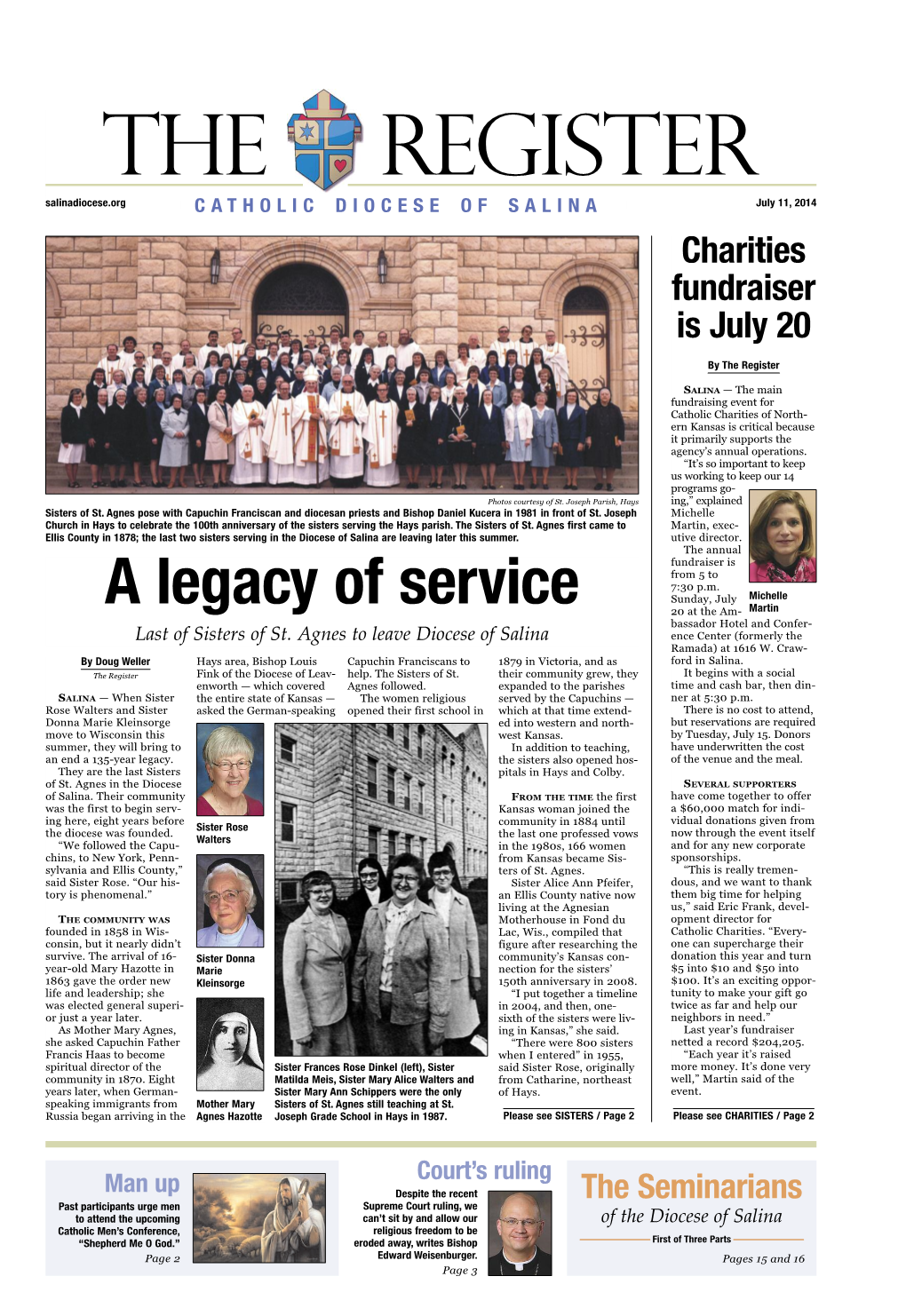 A Legacy of Service 20 at the Am - Bassador Hotel and Confer - Last of Sisters of St