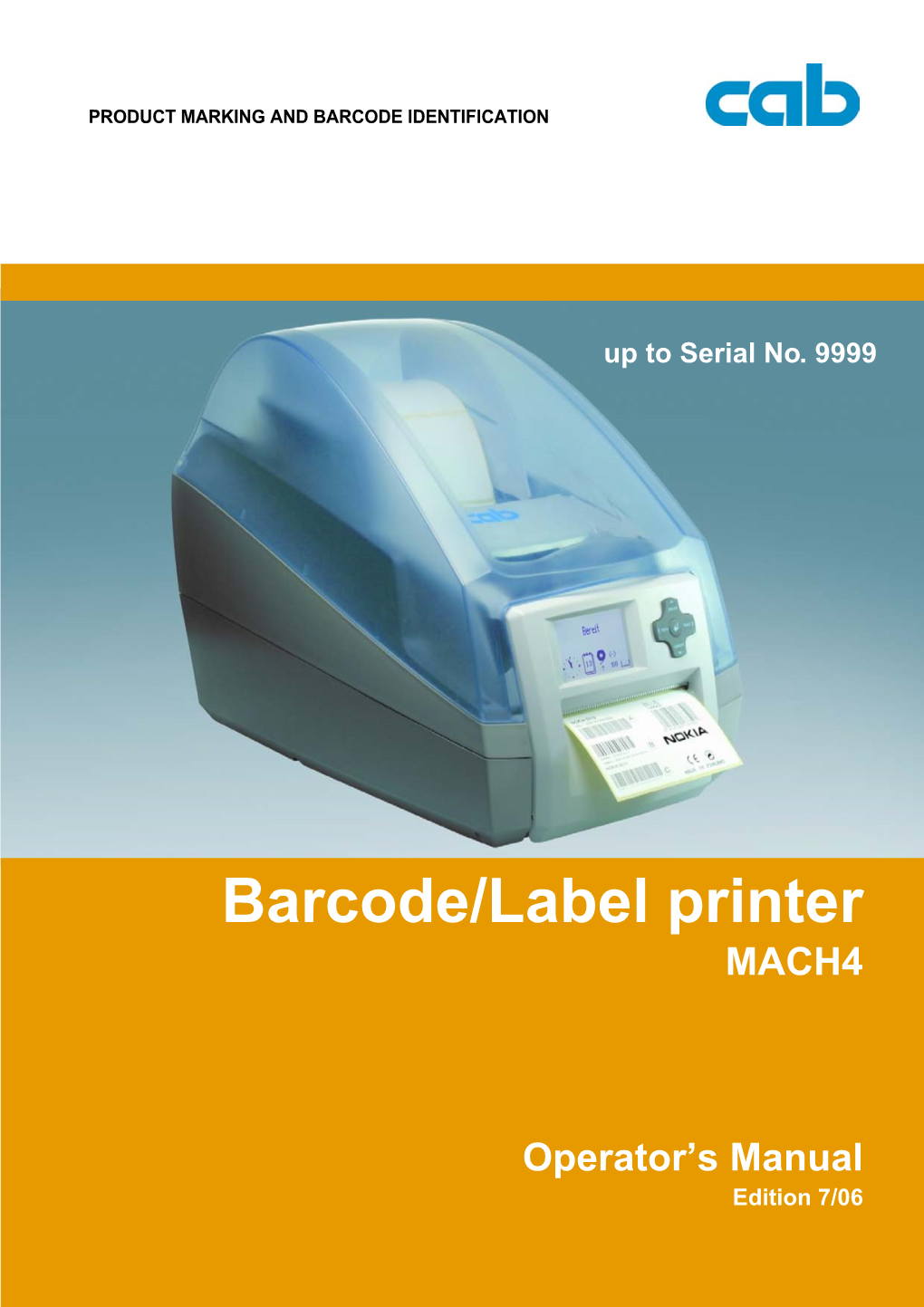 Barcode/Label Printer MACH4