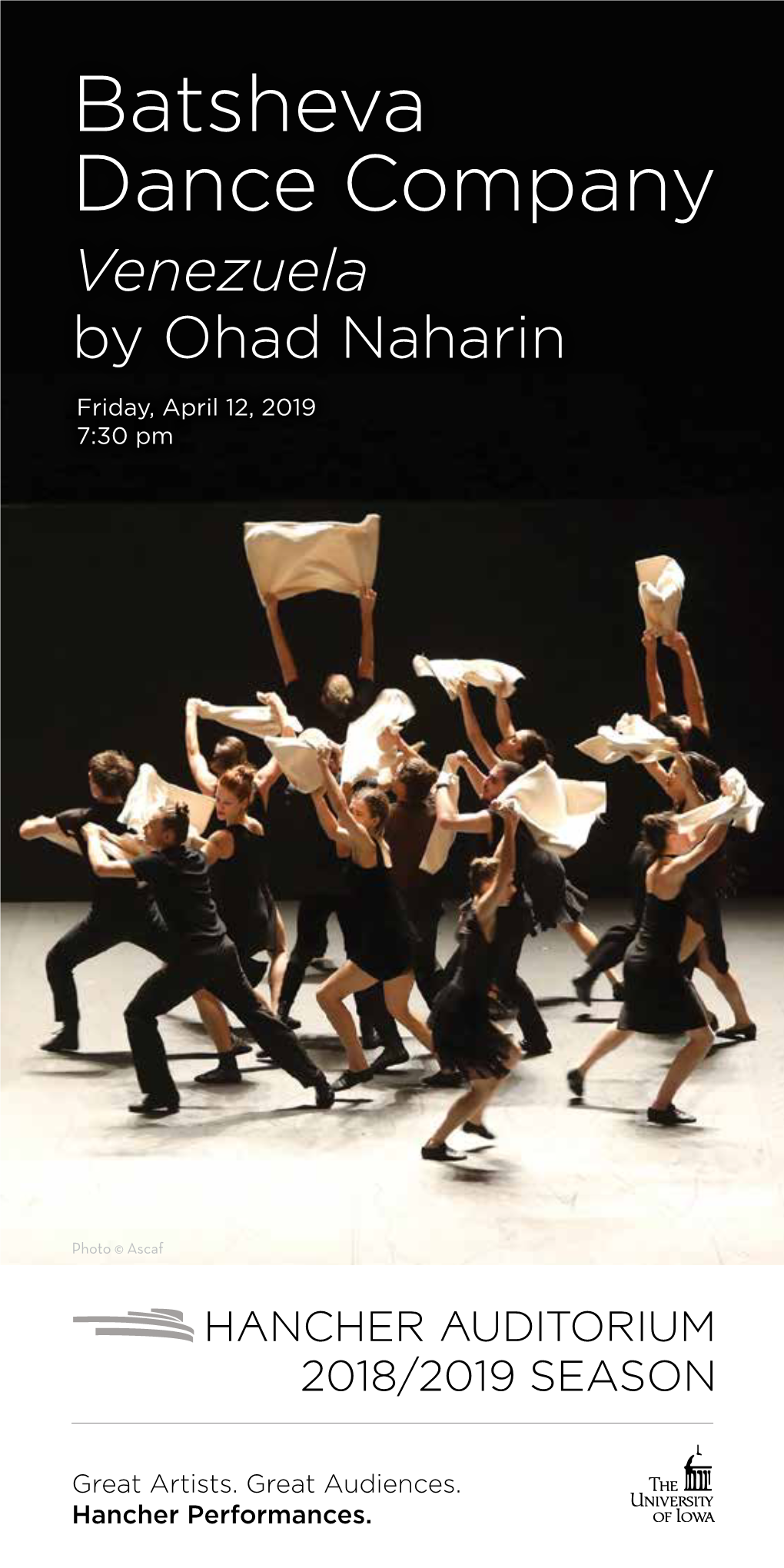 Batsheva Dance Company Venezuela by Ohad Naharin