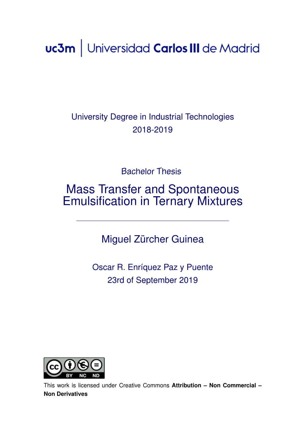 Mass Transfer and Spontaneous Emulsification in Ternary Mixtures