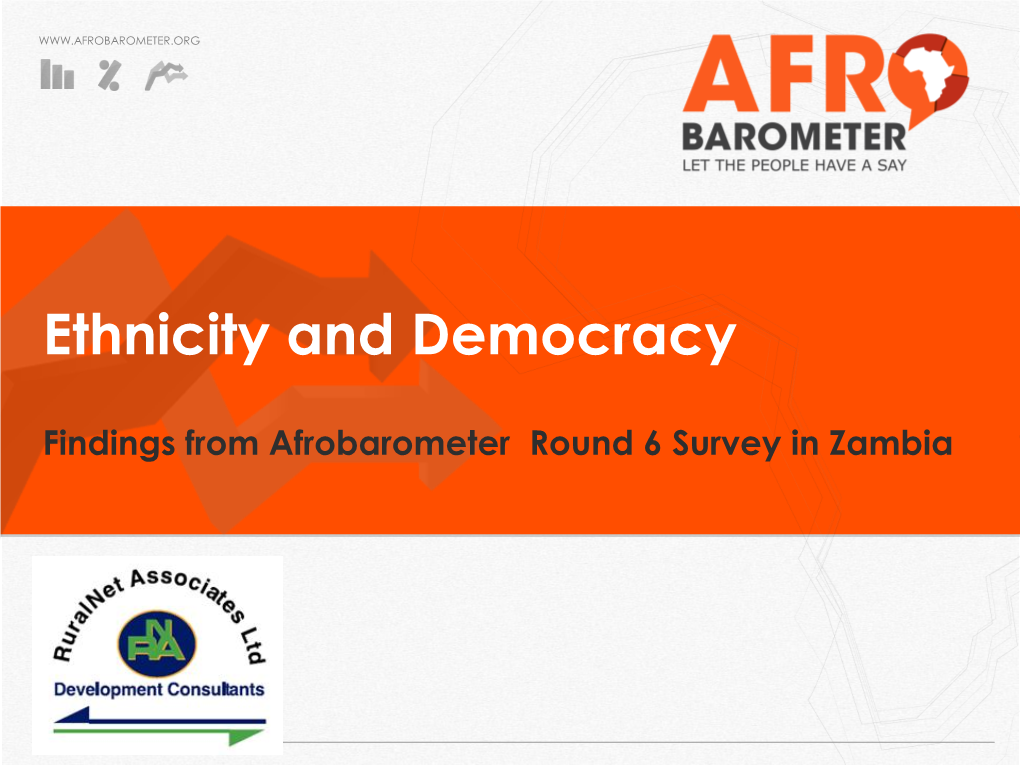 Ethnicity and Democracy