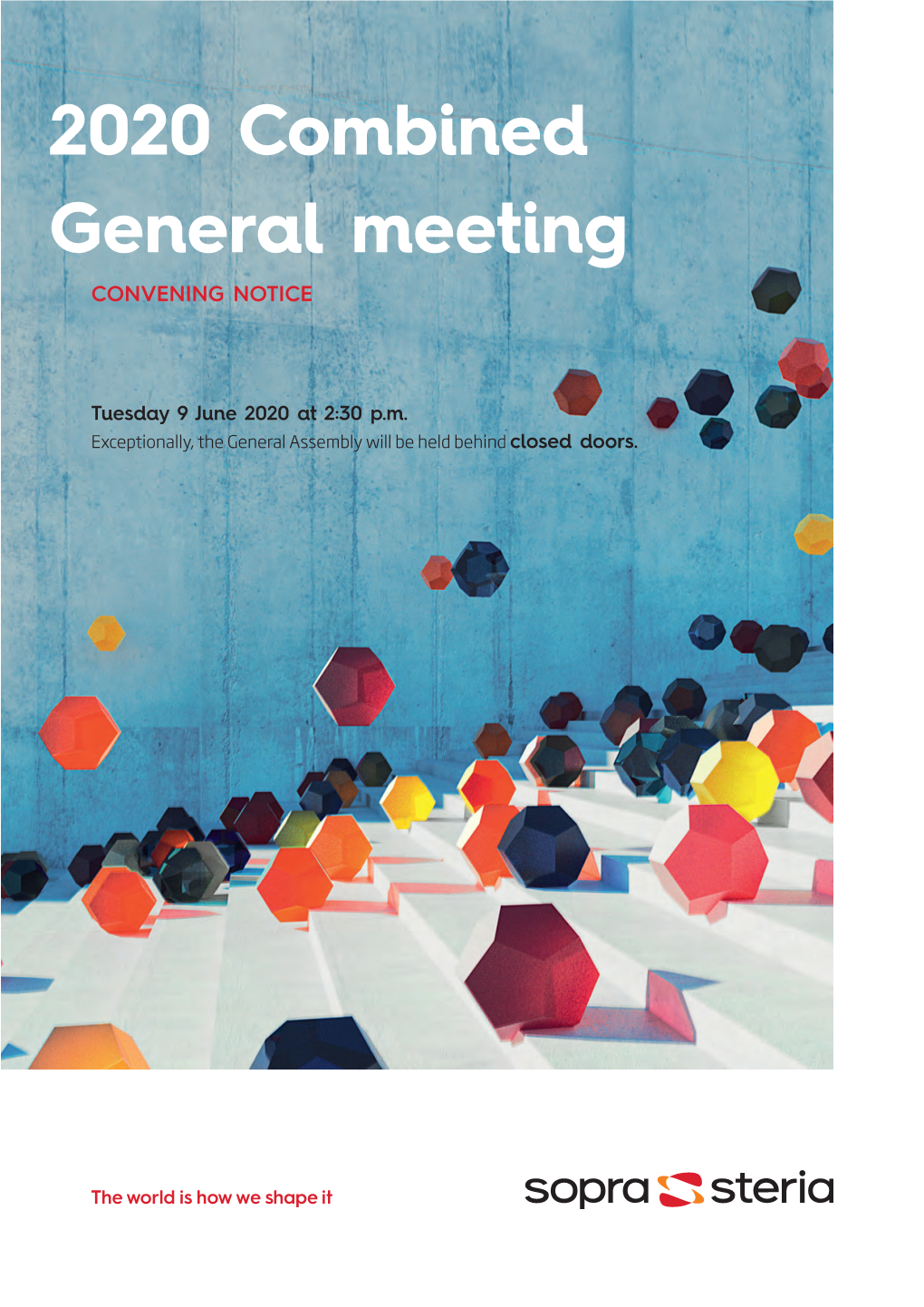 2020 Combined General Meeting CONVENING NOTICE