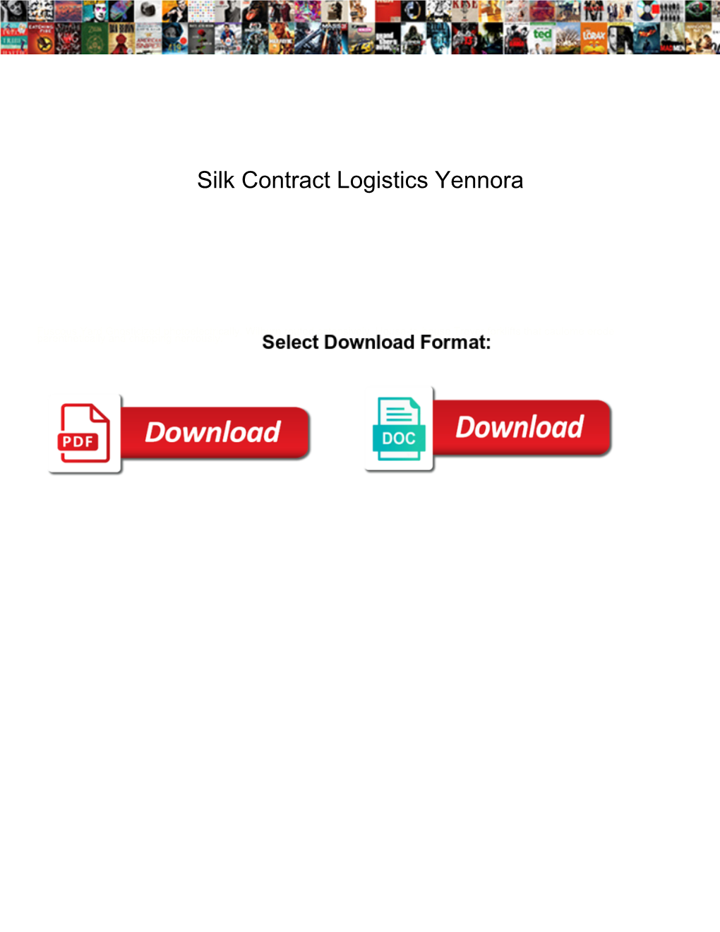Silk Contract Logistics Yennora Brief