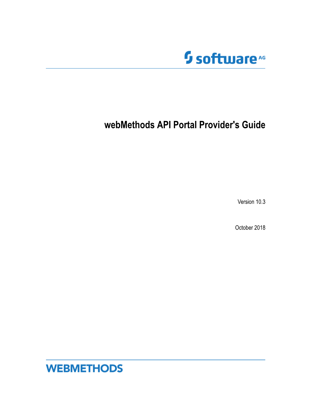 Webmethods API Portal Provider's Guide