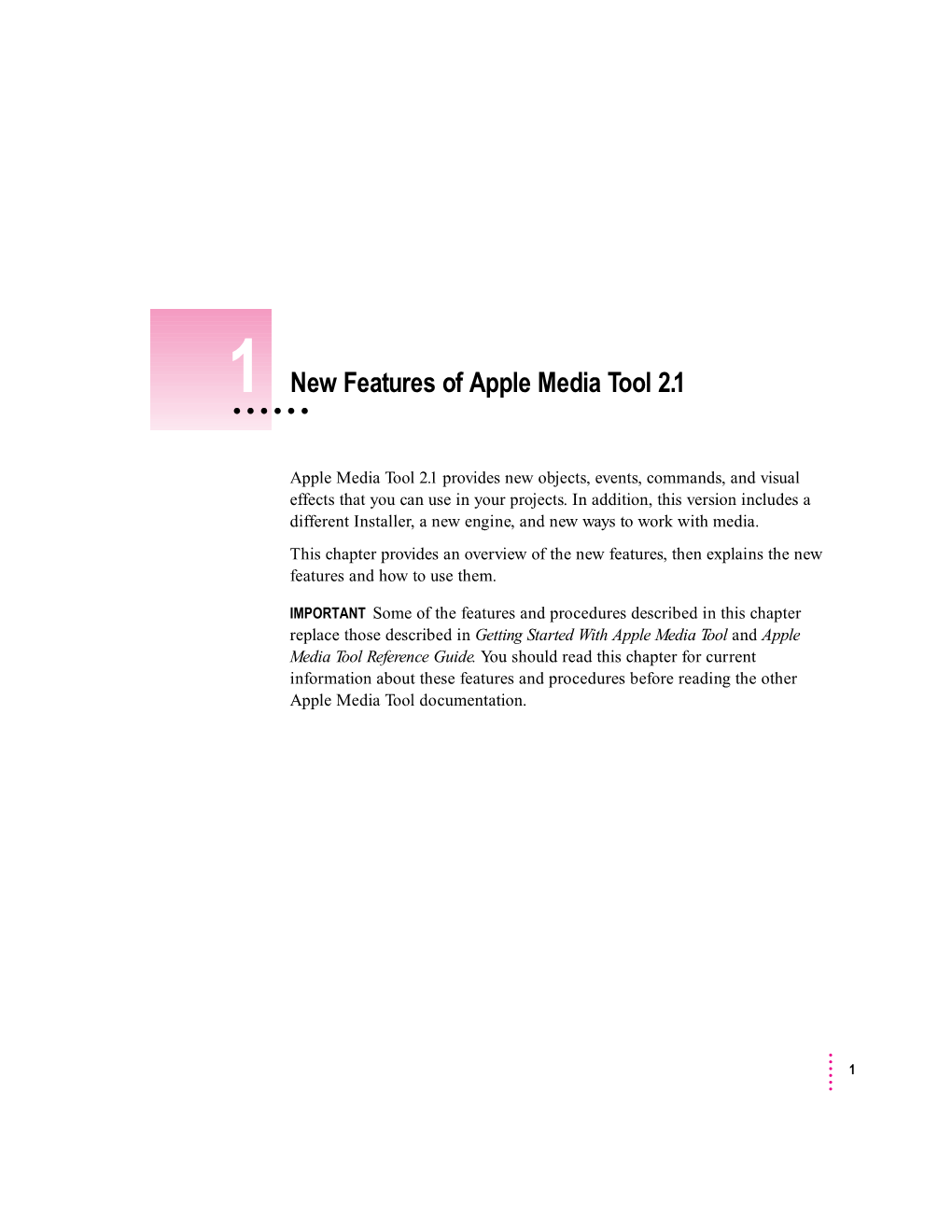1 New Features of Apple Media Tool 2.1