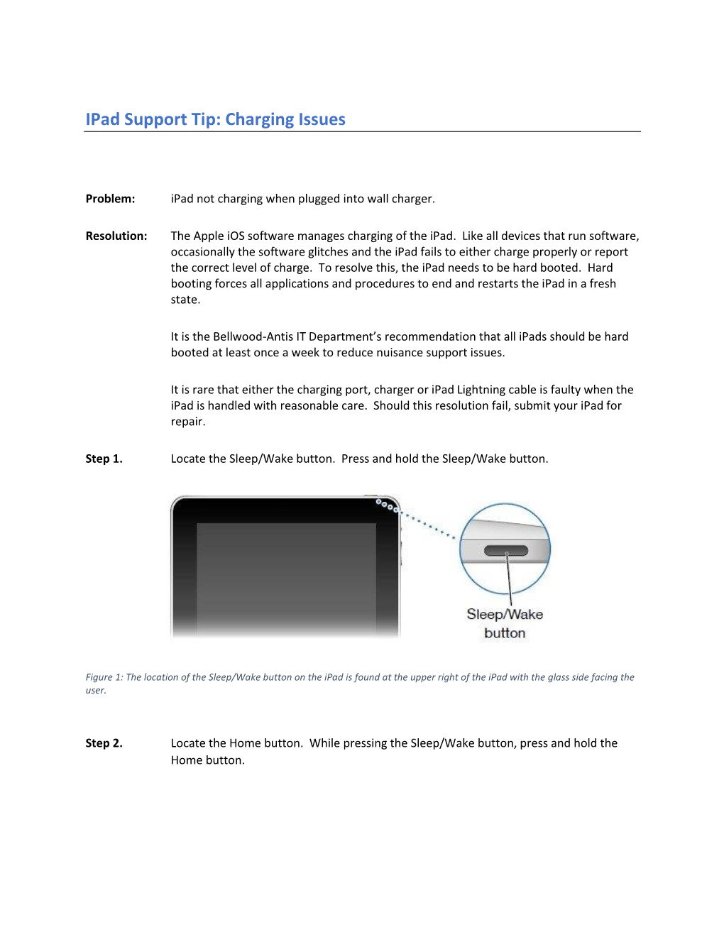 Ipad Support Tip: Charging Issues