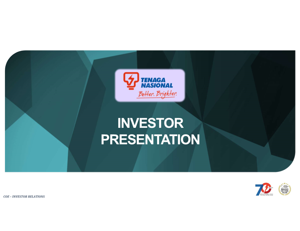 Investor Presentation