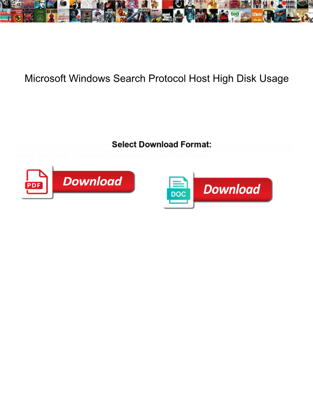 Microsoft Windows Search Protocol Host High Disk Usage